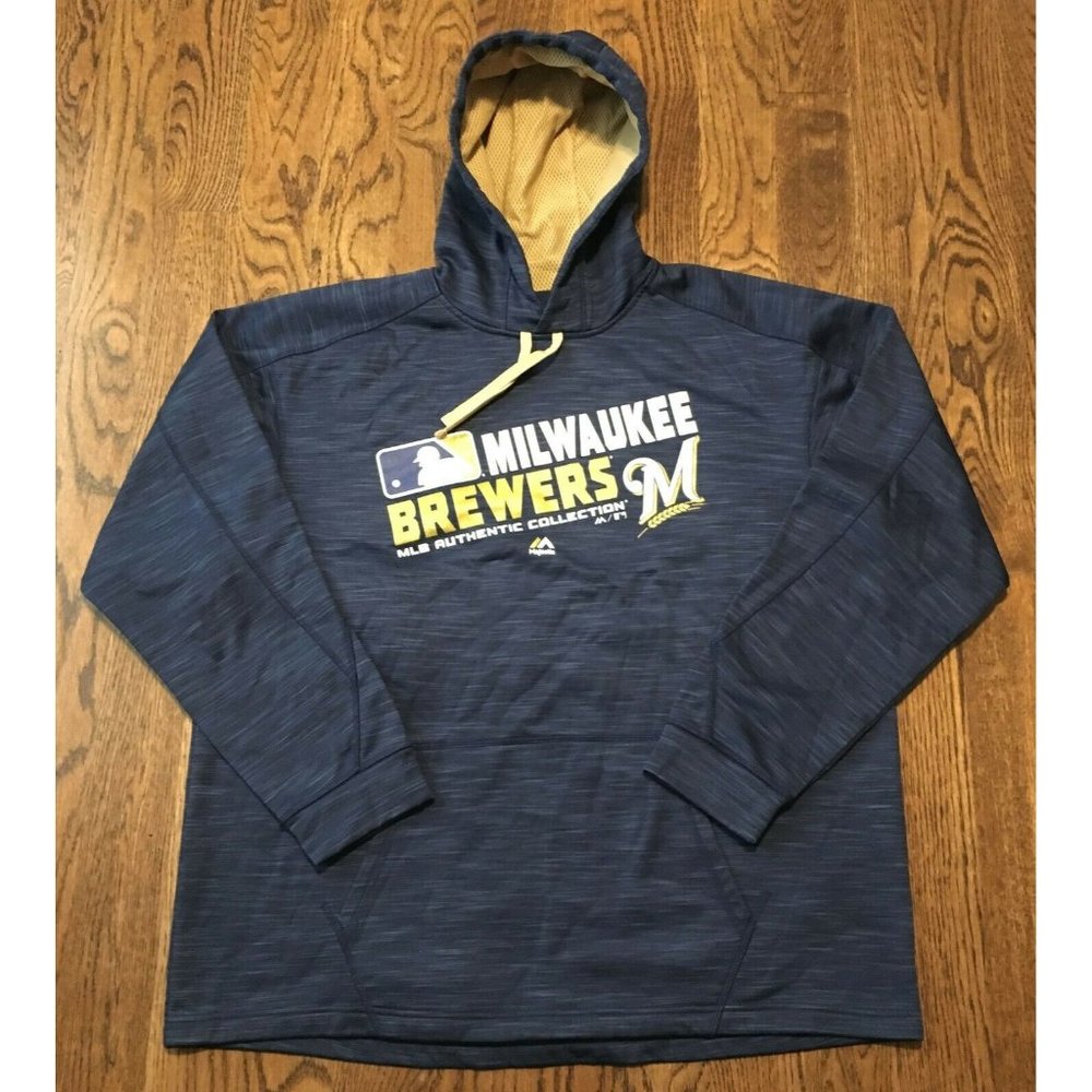 Milwaukee Brewers Game Worn Team Issued Hoodie